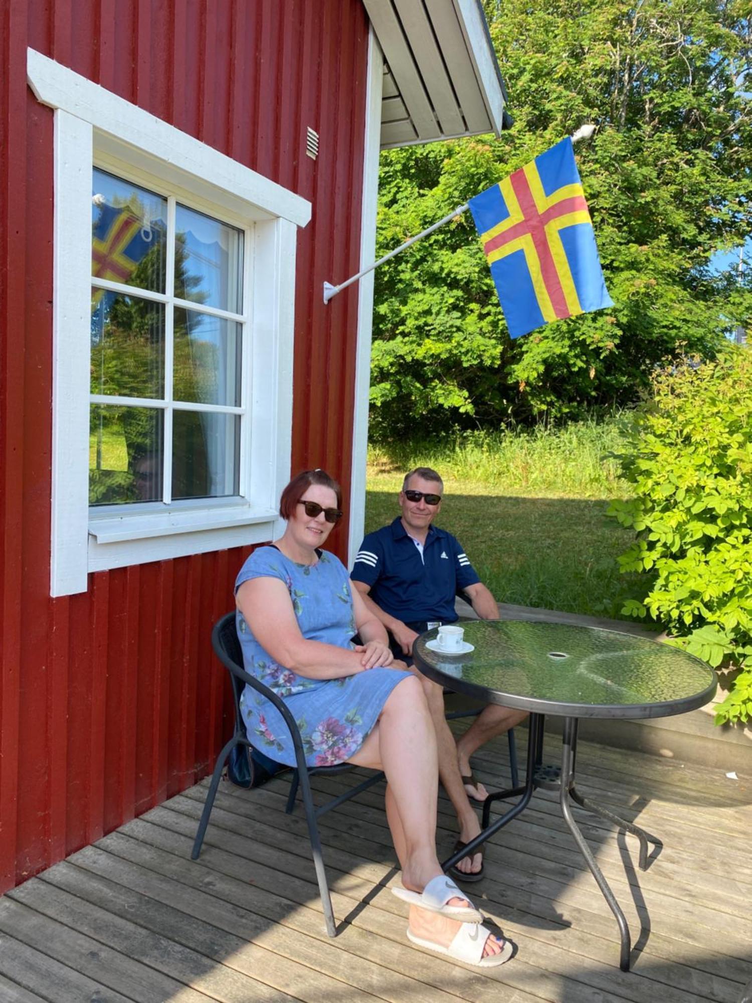 Bed and Breakfast Kastelholms Gästhem Sund Exterior foto